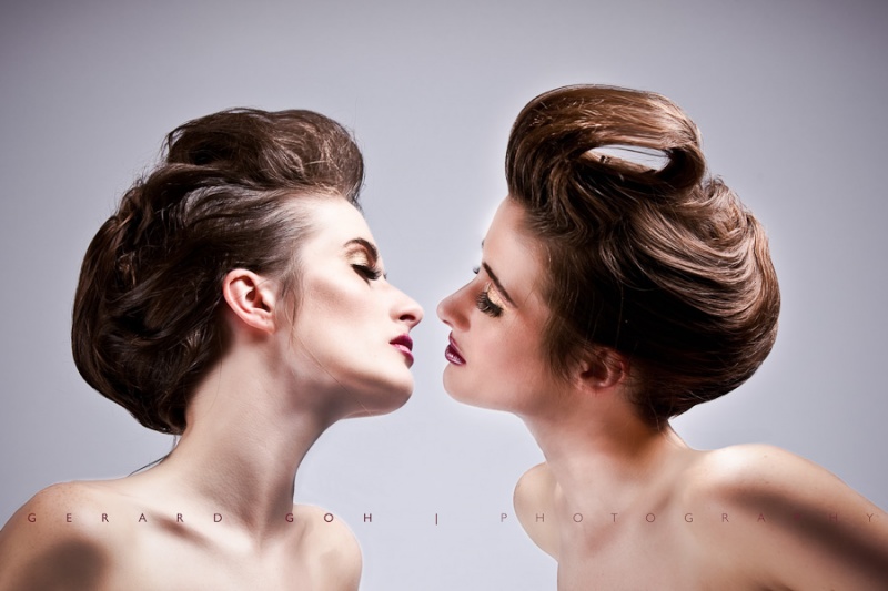 Female model photo shoot of Linda Layman and Dri Rakel  by Gerard Goh in Carrolton, Tx, makeup by Linda Layman
