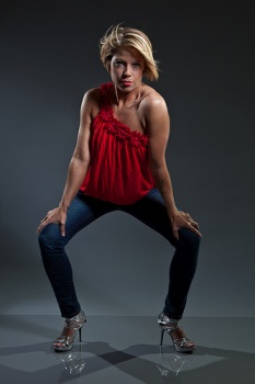 Female model photo shoot of Jenn McDonald by FlorioPics dot com