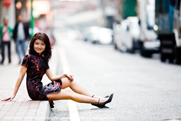 Female model photo shoot of Lane C by deadpoetphotography in Sheung Wan, Hong Kong