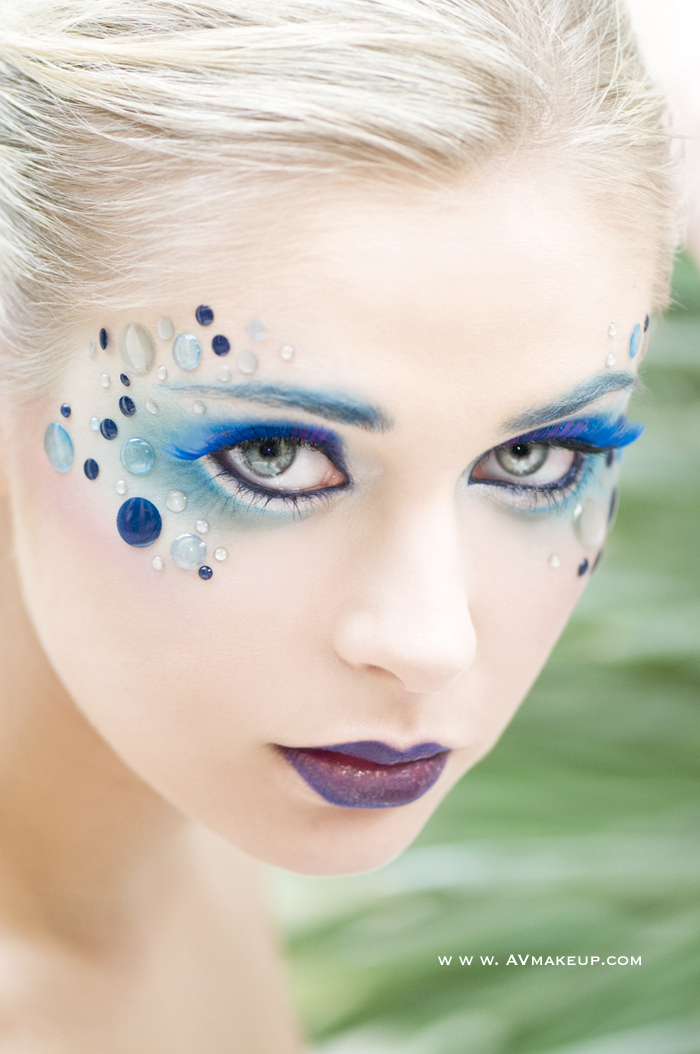Female model photo shoot of Kristina May, makeup by Anabel Vargas Makeup 