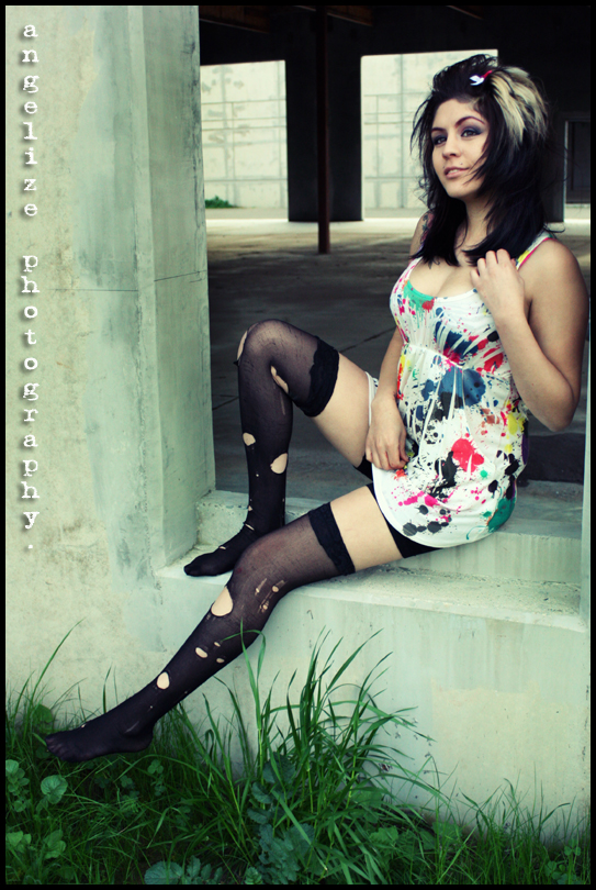Female model photo shoot of Nancy Santos by Angelize Photography