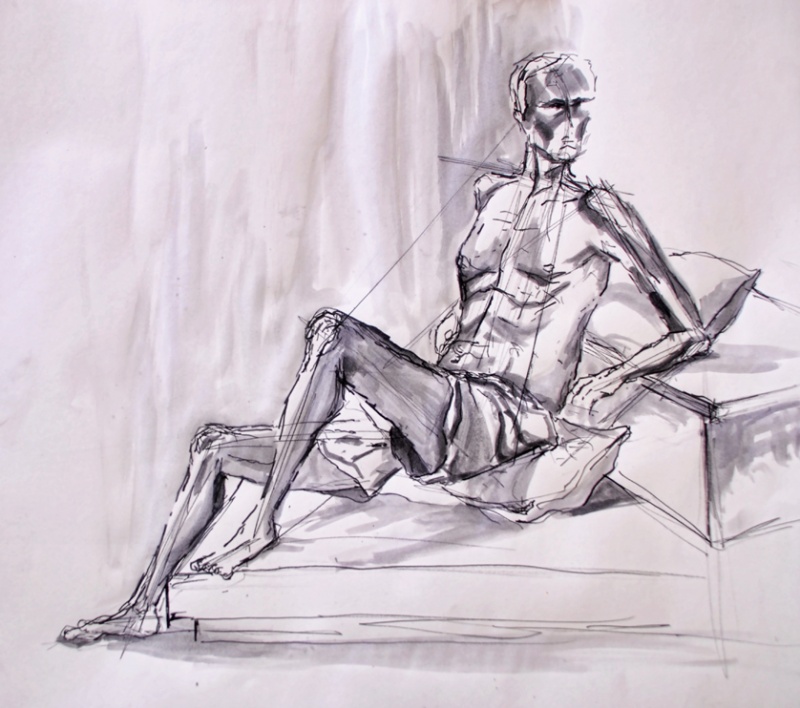 Male model photo shoot of Life Drawing Classes and Pleidhciocht in Danbury