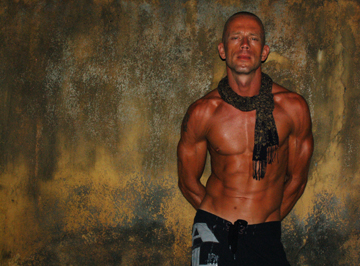Male model photo shoot of Carsten Kalkman by IJfke Ridgley Photo in Banoa Village, Bali, Indonesia