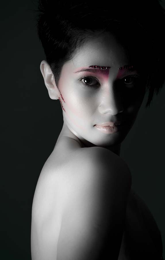 Female model photo shoot of Nirupa Railady by Shazeen Samad, makeup by eddie make up artist