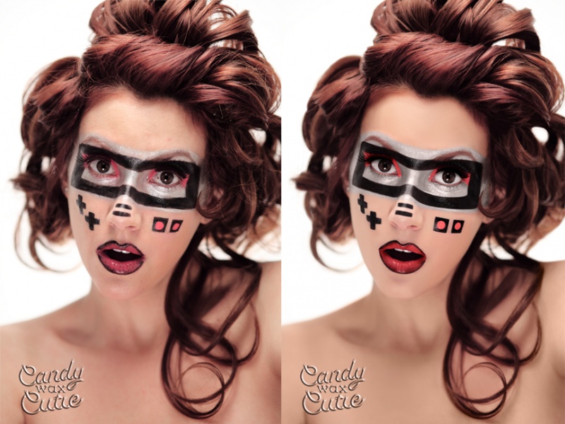 Female model photo shoot of Rachel Satterfield by Candy Wax Cutie in Los Angeles, makeup by Jessie Sinatra