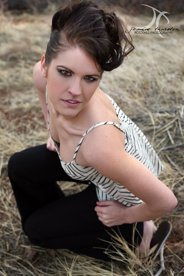 Female model photo shoot of Fototails Photography and KristinaKC in Denver, Colorado, hair styled by Laura Prescott, makeup by Mallory Fitzgerald