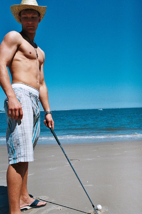 Male model photo shoot of Emerson Brundick in Big Talbot Island