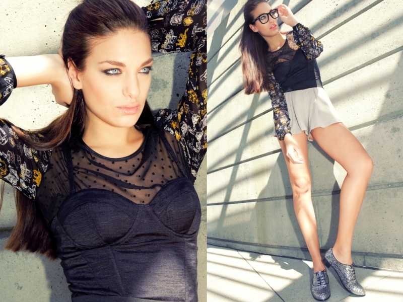 Female model photo shoot of NOVI ANGELOMIO in San Fransisco,CA, wardrobe styled by Aine Elena Frost