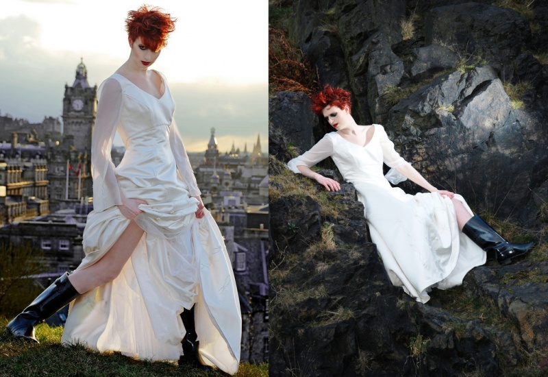 Female model photo shoot of Nicola Duff by CMartinPhotography in Edinburgh, makeup by Corran Lyon