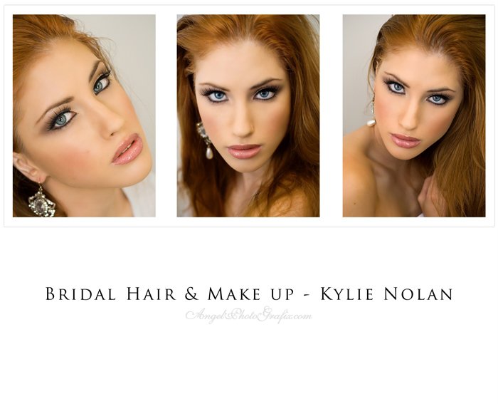 Female model photo shoot of Kylie Nolan Make-up art in the studio kylie nolan