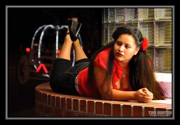 Female model photo shoot of Candy Bunny by Tim Hunter Photography in Upland
