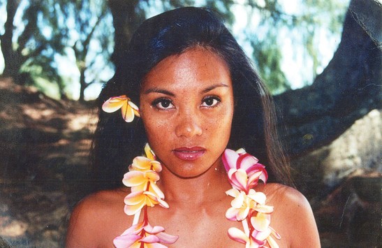 Female model photo shoot of Desiree Duclayan in Hanalei, Kauai