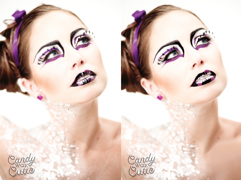 Female model photo shoot of Rachel Satterfield by Candy Wax Cutie in Los Angeles, makeup by Jessie Sinatra