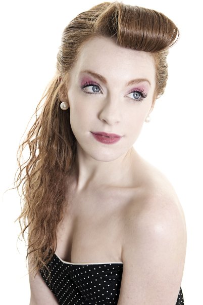 Female model photo shoot of Jo Rozak by Byebye in Isle Of Wight, makeup by Rebekah Terrell