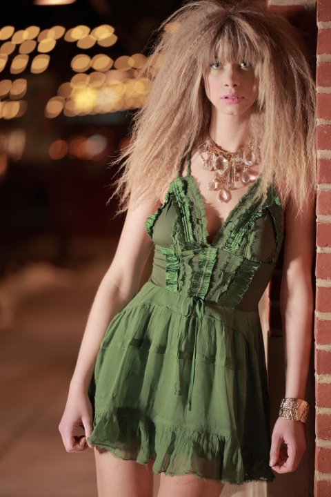 Female model photo shoot of Oblivion Clothing in rocketbox photography zona rosa kc mo