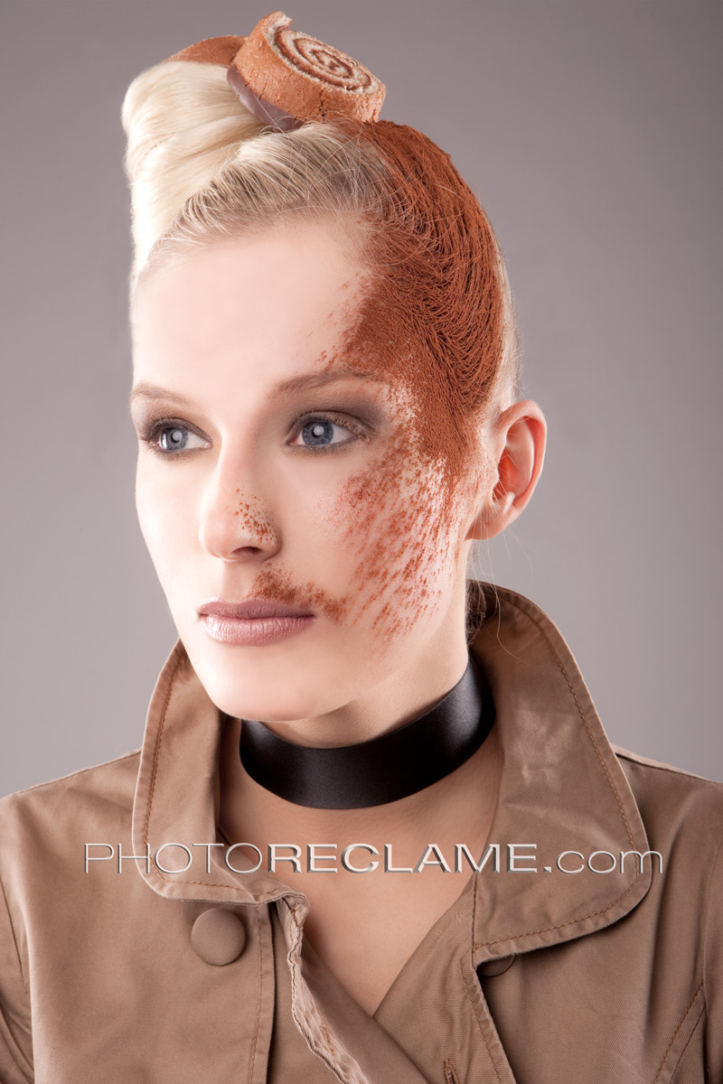 Female model photo shoot of Pika make up - Molonato