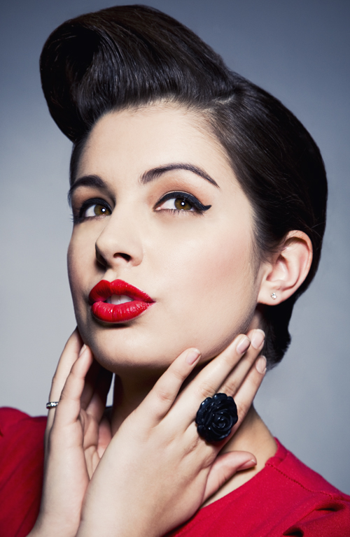 Female model photo shoot of makeup by Katka by Harriet Eaglestone