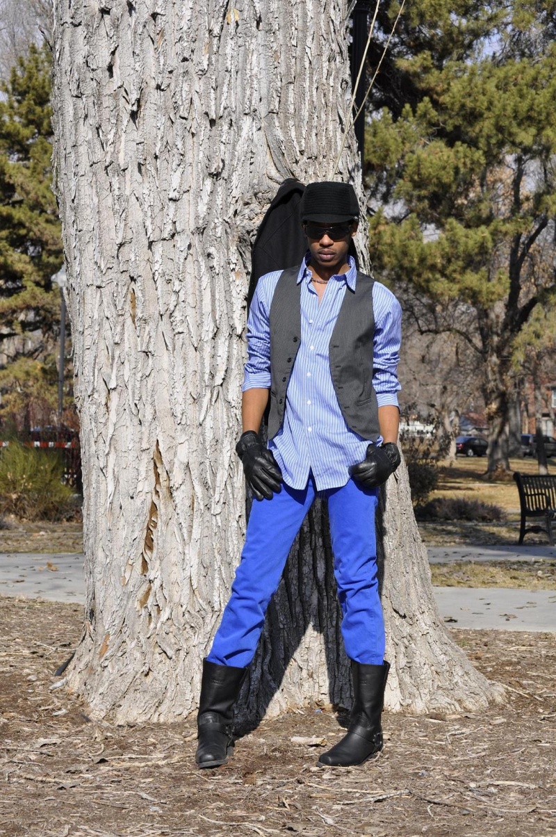 Male model photo shoot of Oneil Thunder in Salt Lake City, Utah