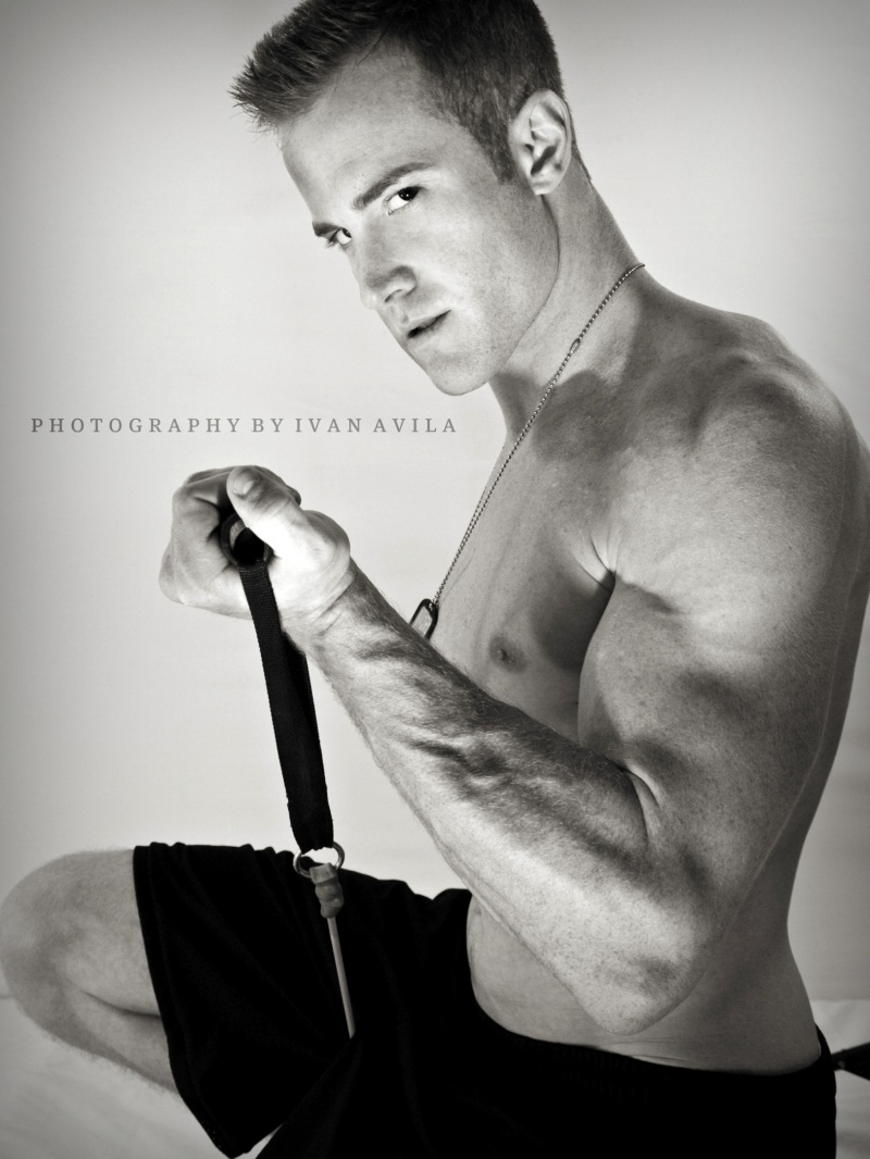 Male model photo shoot of Tyler Downing by Ivan Avila Photography