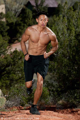 Male model photo shoot of John Castro in Sedona in Red Rock State Park
