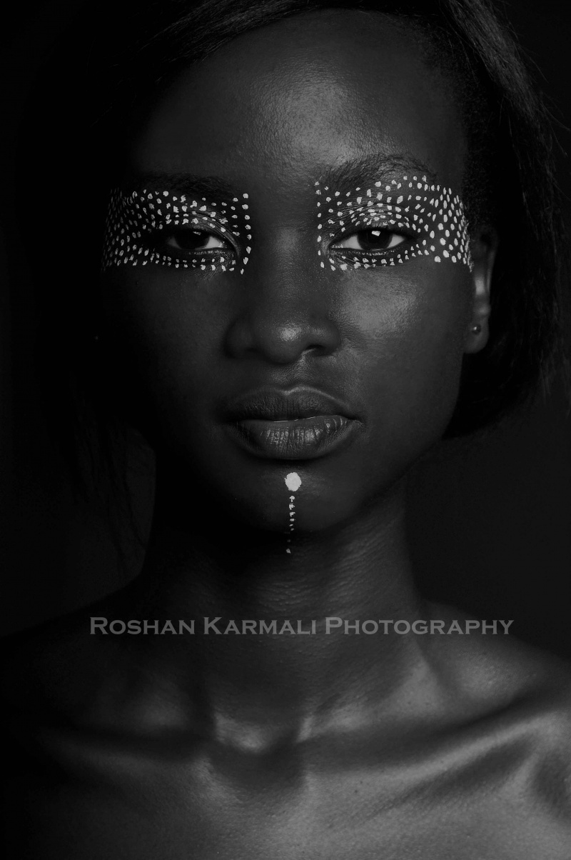 Female model photo shoot of Roshan Karmali in Kampala, Uganda
