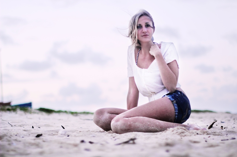 Female model photo shoot of Cady Landmann in Kailua, HI