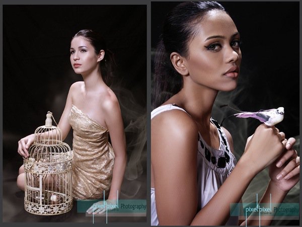 Male and Female model photo shoot of Azoe Azahir, Shareeta and Sonya Davison in kuala Lumpur