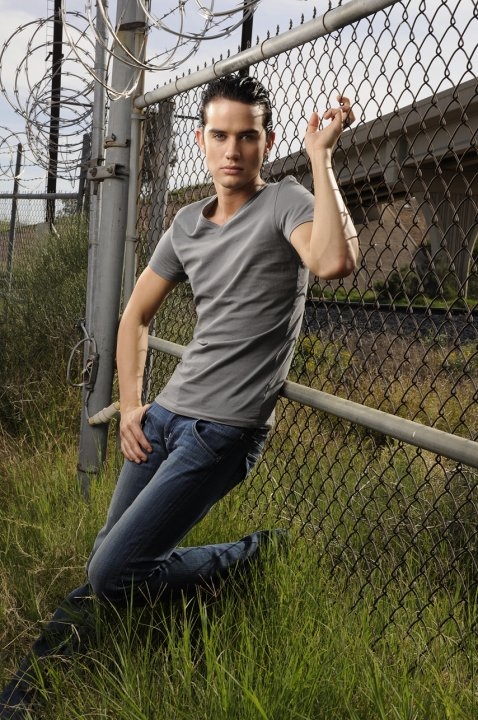 Male model photo shoot of Lonnie Weisgerber by Joel Contreras in Warehouse, makeup by Sammy Elle