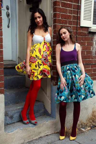 Female model photo shoot of Mes Trois Soeurs and Kirst T in Montreal, QC