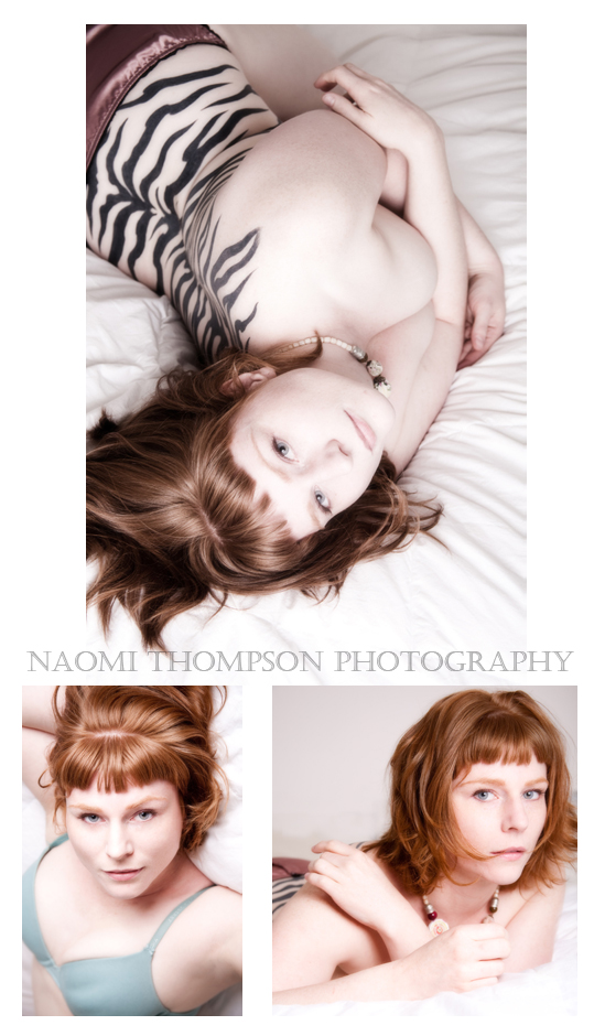 Female model photo shoot of Naomi Thompson Photo and Mina Morgan in Jingletown Oakland Studio