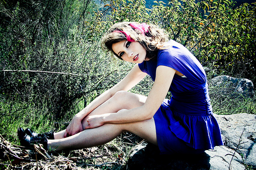 Female model photo shoot of Erin Alizabeth by cortnie dee photography, makeup by Cortnie Dee -- MUA