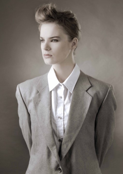 Female model photo shoot of Emma Sutton by Louise Walker, makeup by Charlotte Bradbury MUA