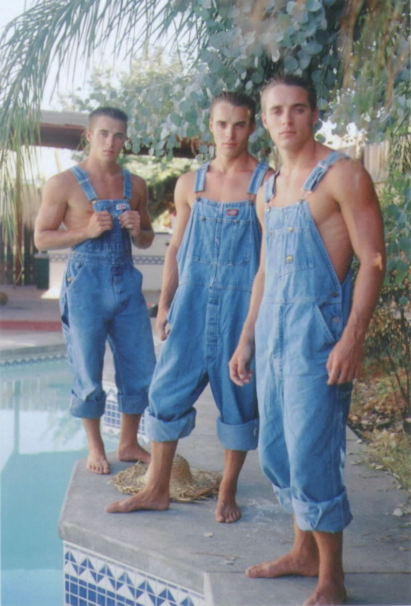 Male model photo shoot of Brian Douglas Ahern in Bakersfield, CA  The Karshner Triplets' home
