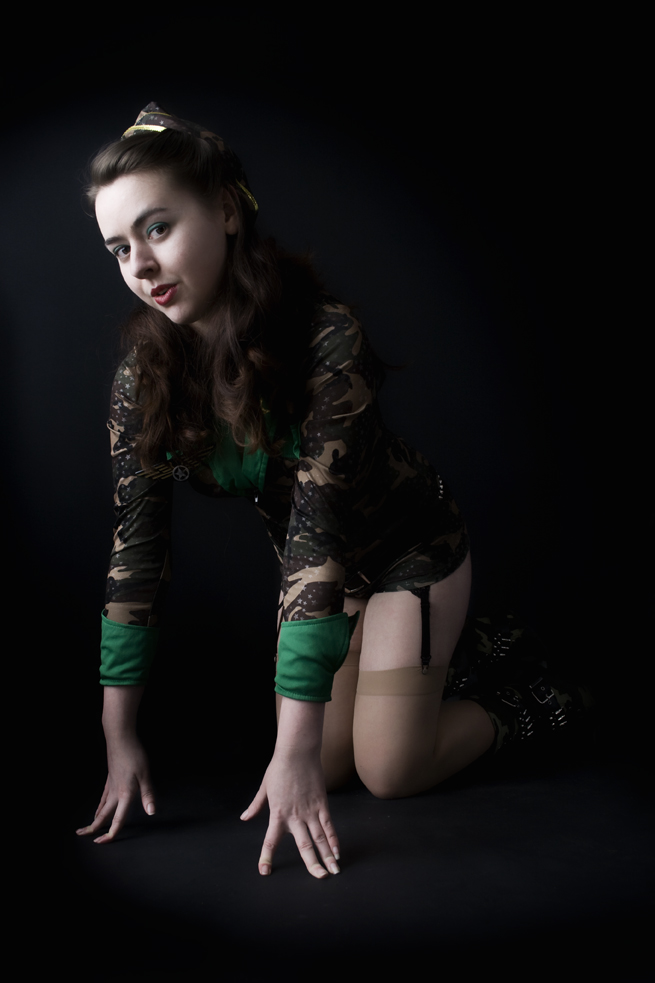 Female model photo shoot of Darling Nightmare by Gemmie in ND studio