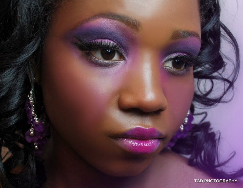 Female model photo shoot of Glamour By Erica Makeup by T C D  PHOTOGRAPHY