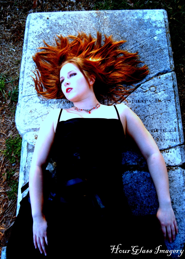 Female model photo shoot of XOVikingBeauty and The Silver Rose by HourGlass Imagery in Marietta Cemetery