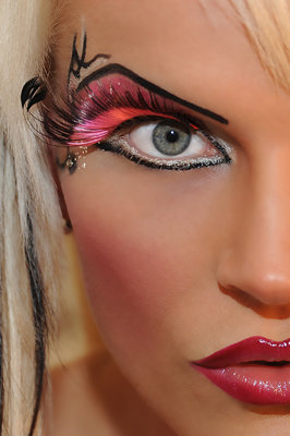 Female model photo shoot of Barbie Mercedes HMUA by Robert Valentine Photo , makeup by Barbie Mercedes HMUA
