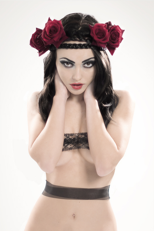 Female model photo shoot of Vitalinka by Stephen A. Walsh, makeup by OKSANA_MakeUp