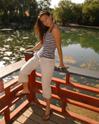 Female model photo shoot of Shannon Schaapveld in Rotary Gardens
