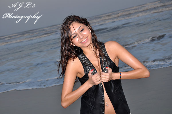 Female model photo shoot of Marie Gamez by Three Images in Padre Island, Texas
