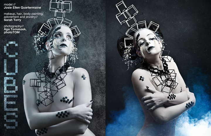 Female model photo shoot of Avant Garde Queen