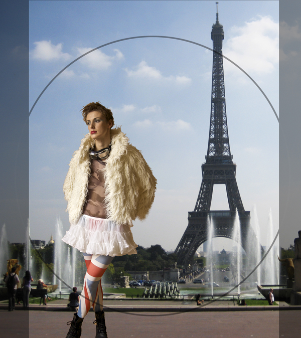 Female model photo shoot of Zuzana B in Paris