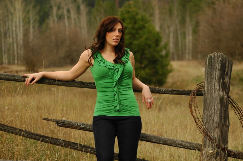 Female model photo shoot of Courtney Tennant in Shuswap Lake, British Columbia
