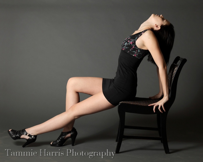 Female model photo shoot of MissMeli by Tammie Harris Photos in Studio 20