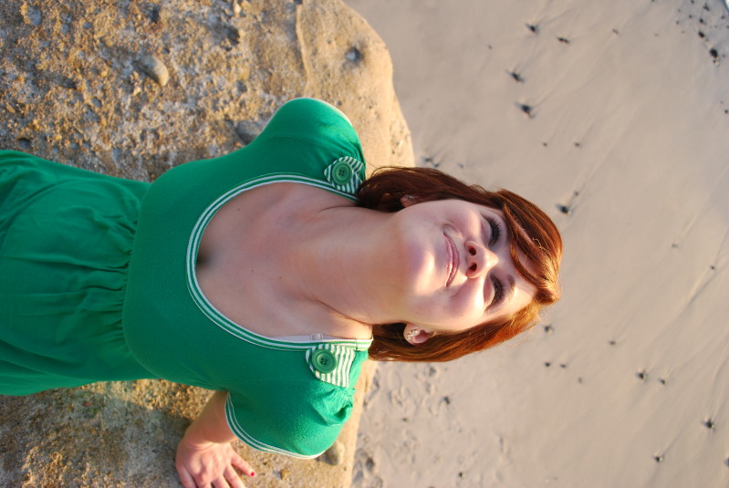 Female model photo shoot of AllieJane in pebble beach