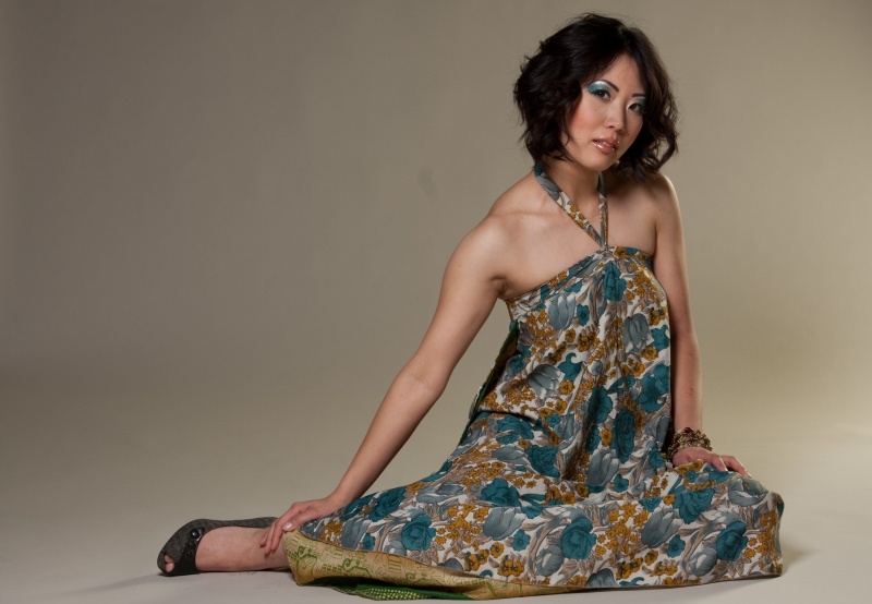 Female model photo shoot of Kanae Kobayashi by JAO Photography in LA, makeup by Makeup By Zuri