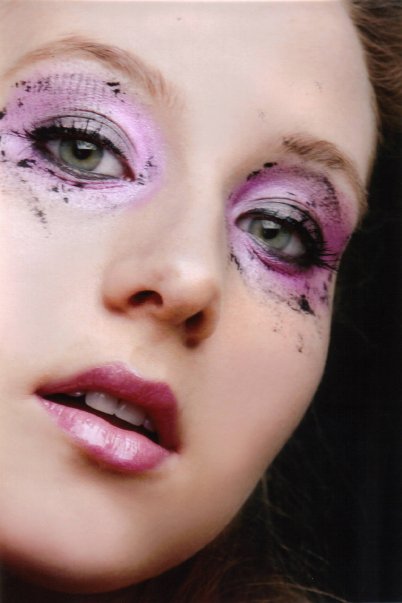 Female model photo shoot of Kirsty Dolores Makeup  by Jodi Nash in Jodi Nash Studio