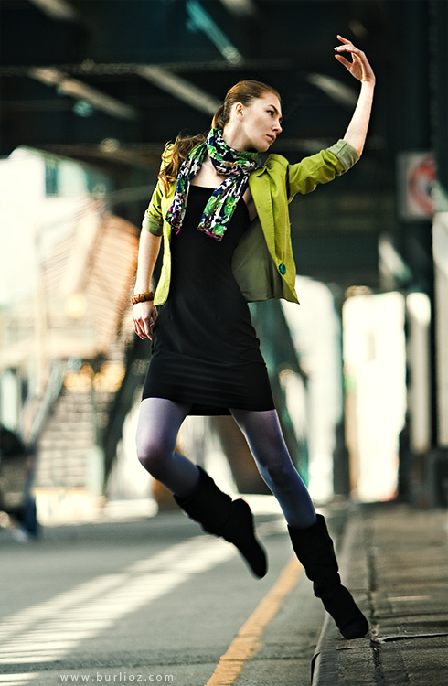 Female model photo shoot of Elena Oprea in New York