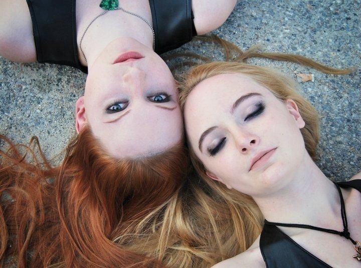 Female model photo shoot of Amber Nicol and Freya Twigvald by Lauren A Farrington in Worcester, MA, makeup by LizW_Makeup