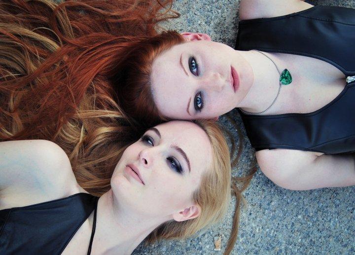 Female model photo shoot of Amber Nicol and Freya Twigvald by Lauren A Farrington in Worcester, MA, makeup by LizW_Makeup